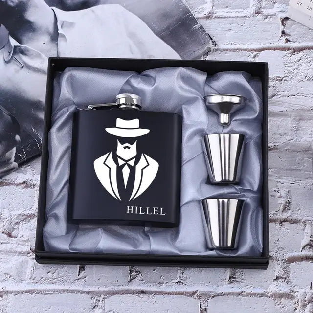 Personalized Flask Groom Gift