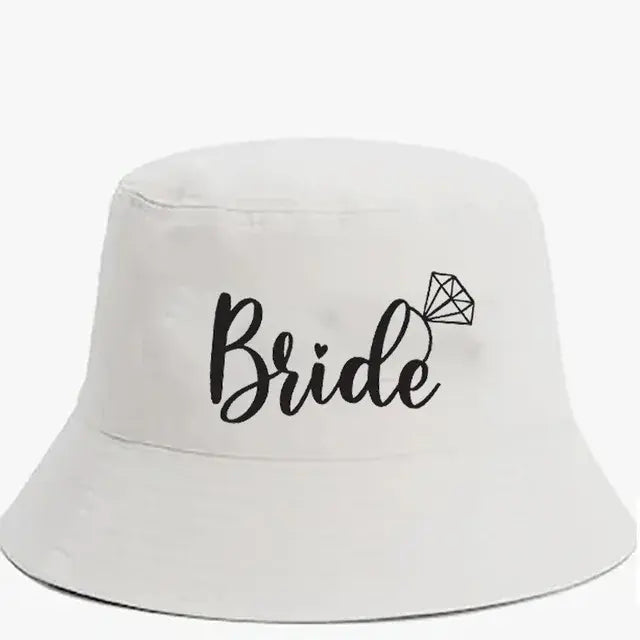 Bride bucket hat