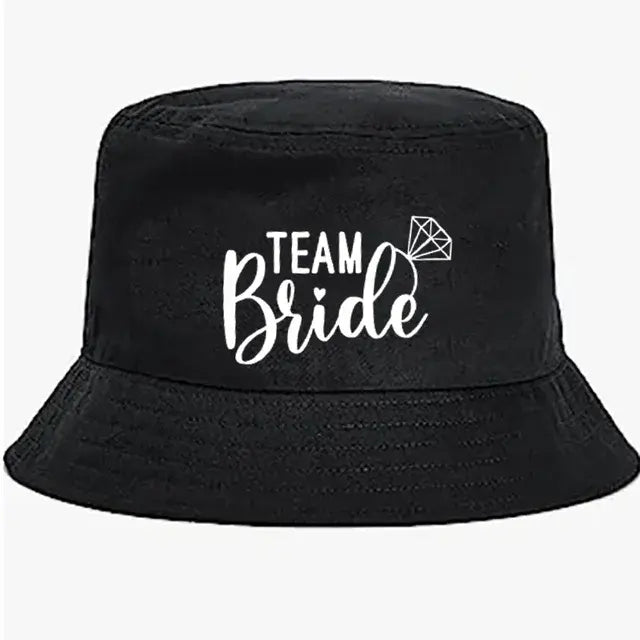 Bride bucket hat