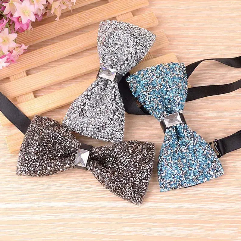 Crystal Bow Tie Men