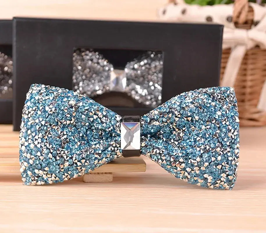 Crystal Bow Tie Men