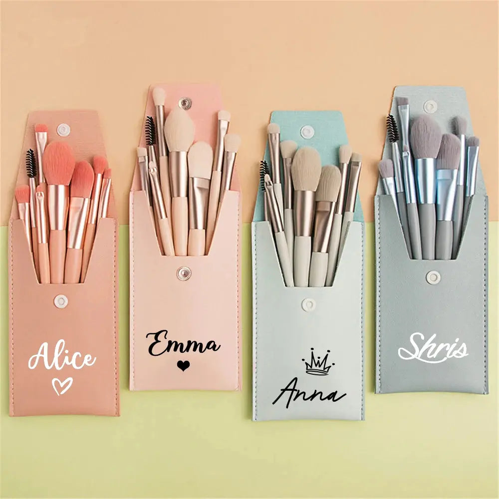 Personalized Makeup Brush Set