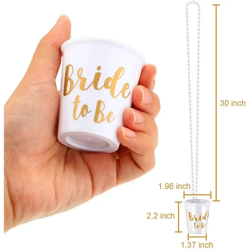 Shot Glasses Necklace Bachelorette