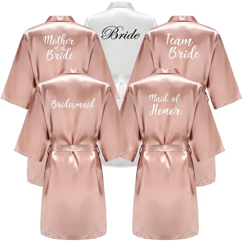 Wedding Bride Bridesmaid Robes